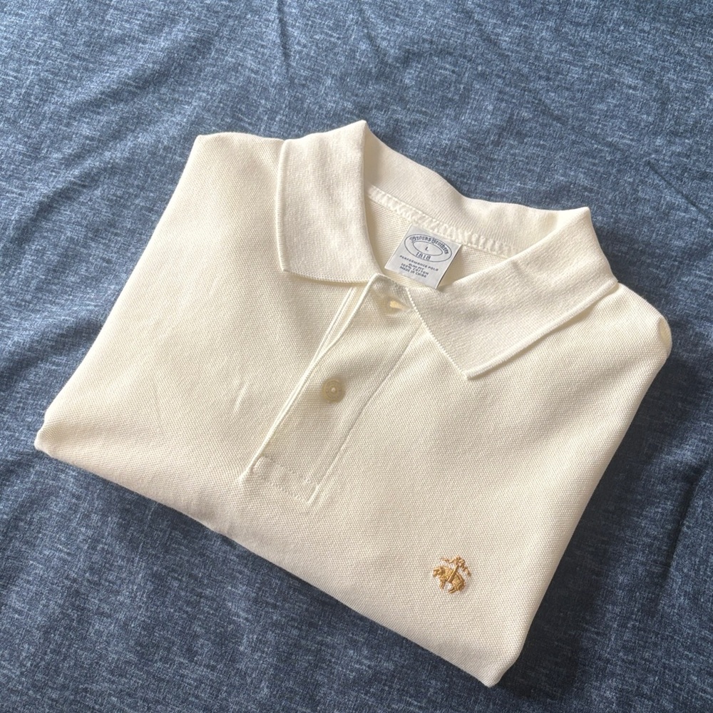 Brooks Brothers White Polo Shirt